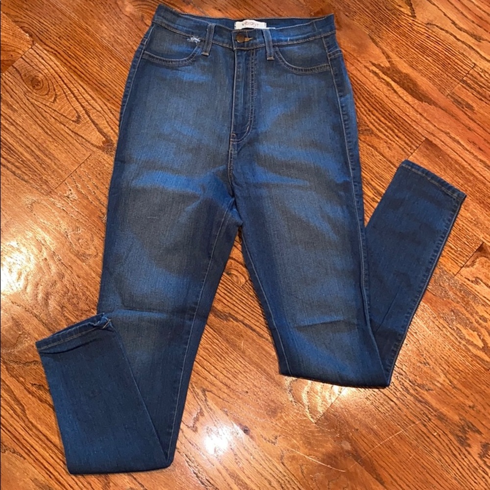 Fashion Nova Medium Wash Skinny Jeans